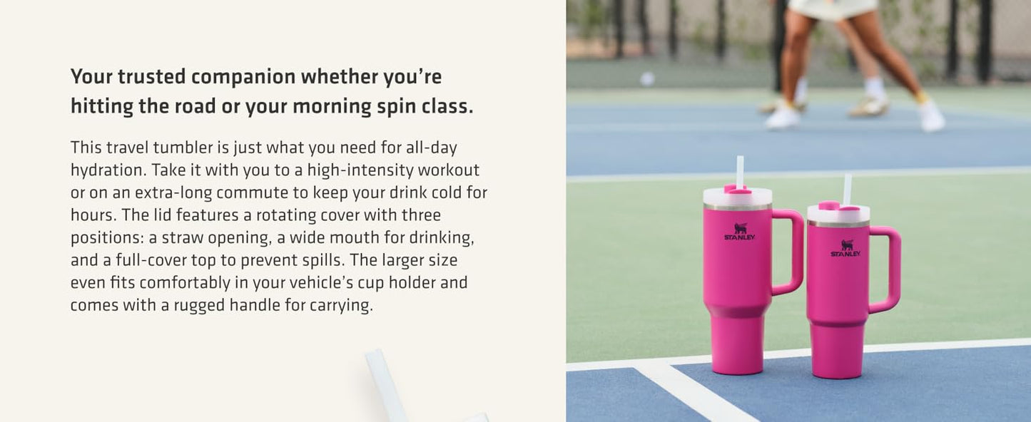 Stanley Quencher H2.0 Tumbler with Handle and Straw