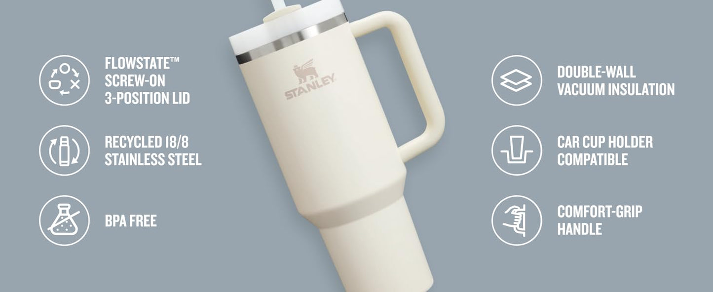 Stanley Quencher H2.0 Tumbler with Handle and Straw