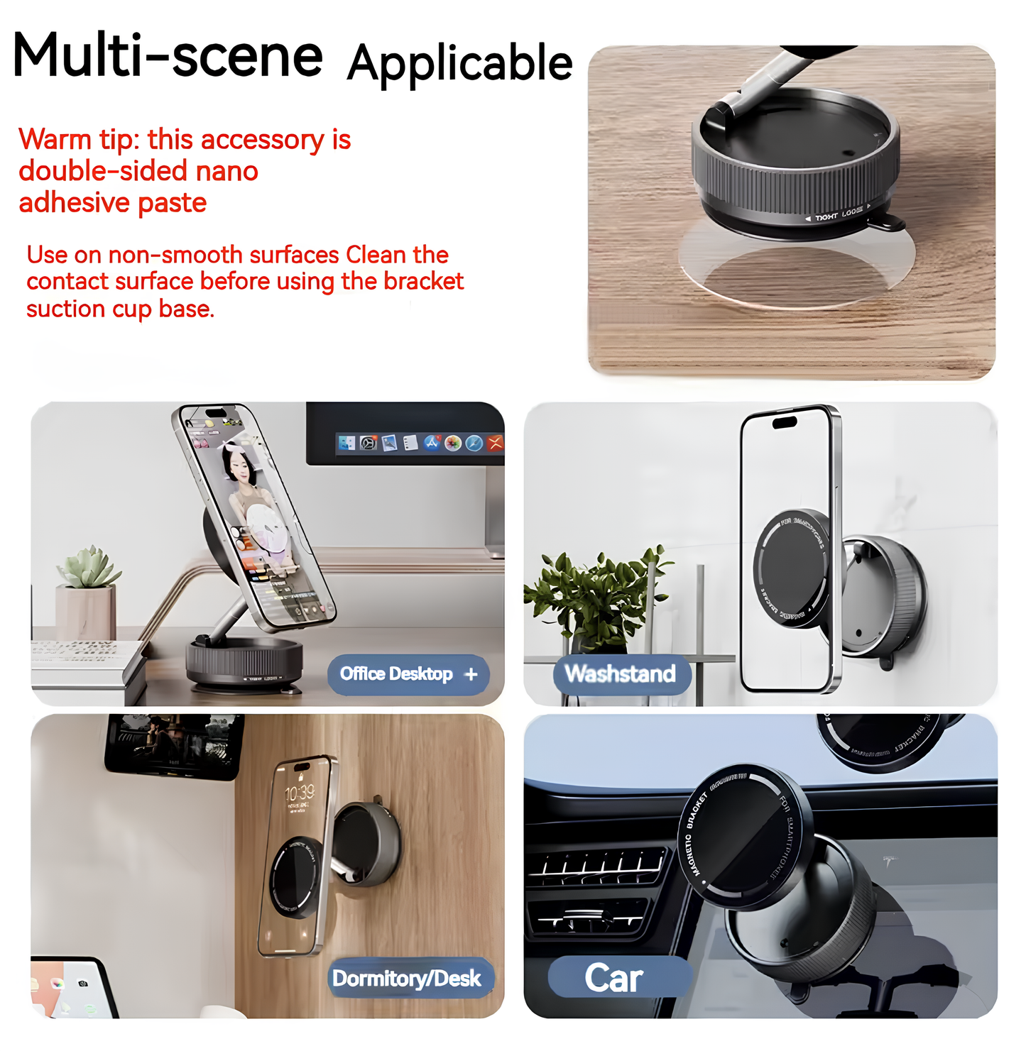 MagnoStand™ - 360° Magnetic Mount