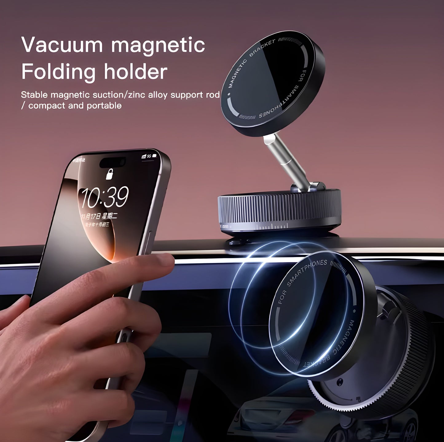 MagnoStand™ - 360° Magnetic Mount