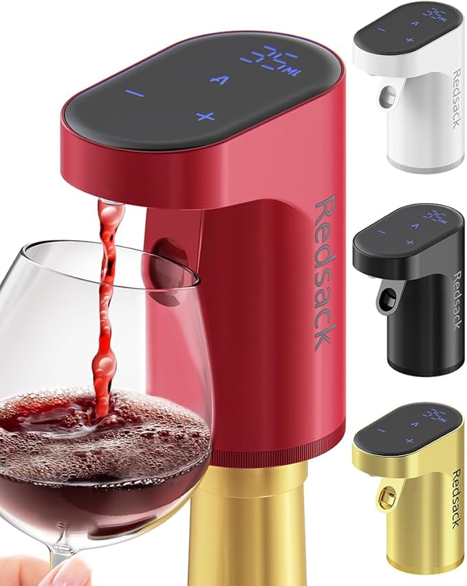 Electric Wine Decanter Aerator Dispenser Pourer Whiskey Adjustable Quantity Liquor Wine Pump