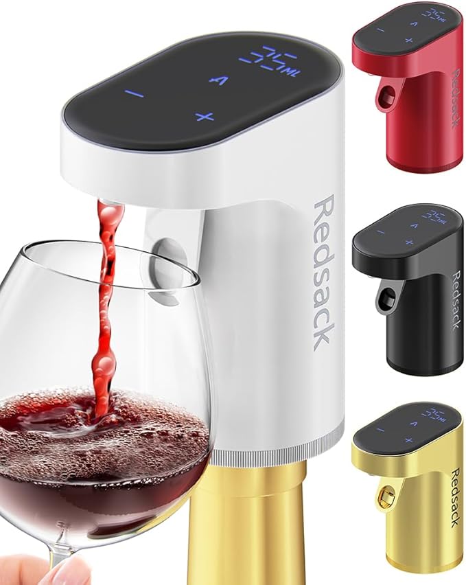 Electric Wine Decanter Aerator Dispenser Pourer Whiskey Adjustable Quantity Liquor Wine Pump