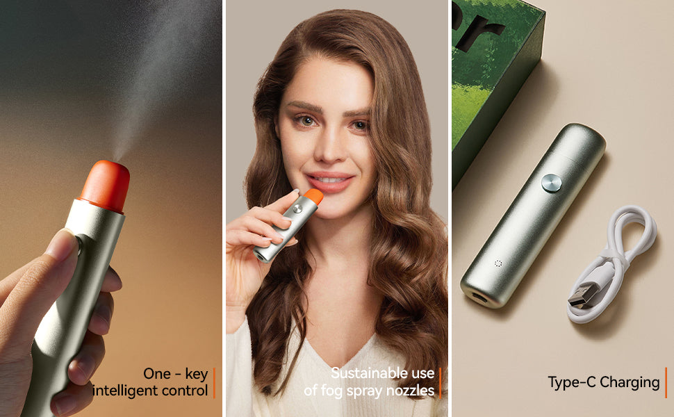 Smart Electric Oral Spray, Breath Freshener, Rechargeable OralCare Mist, Fresh Breath for Men and Women, Alcohol Free