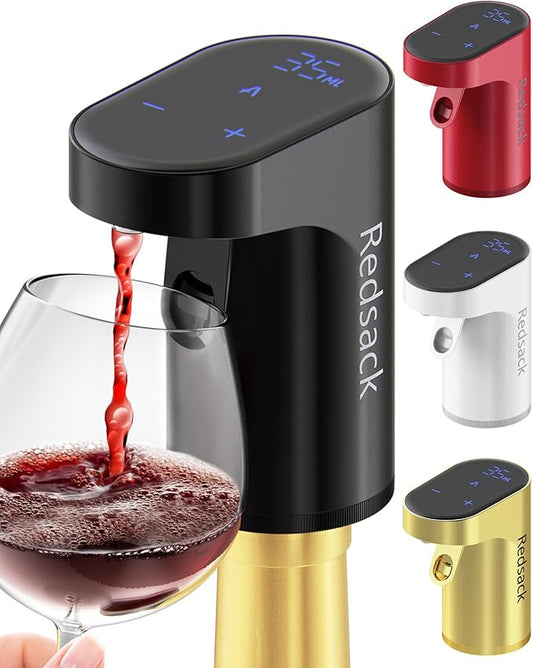 Electric Wine Decanter Aerator Dispenser Pourer Whiskey Adjustable Quantity Liquor Wine Pump