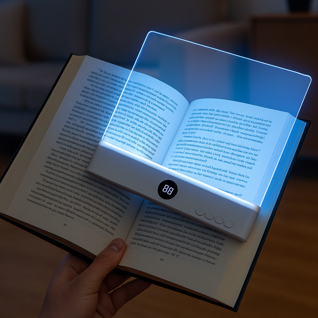 Smart Led Book Light  4.9/5 Happy Readers