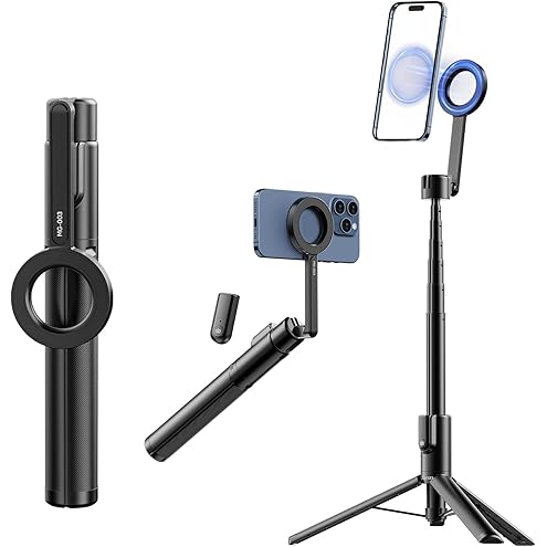 VibeDoc Magnetic Selfie Stick Tripod with Remote