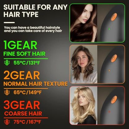 Cordless Hair Straightener Brush