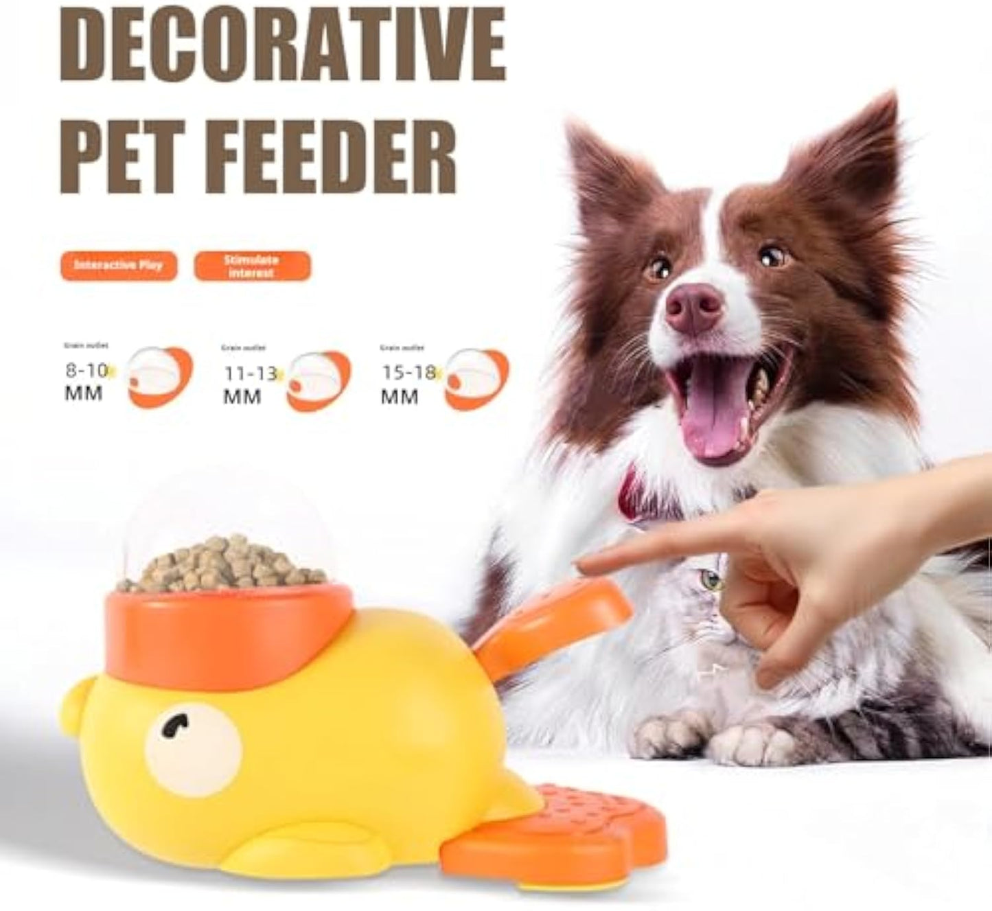 Dog Interactive Treat Dispenser Toy, Food Puzzle Slow Feeder